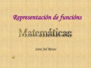 representaci n de funci ns
