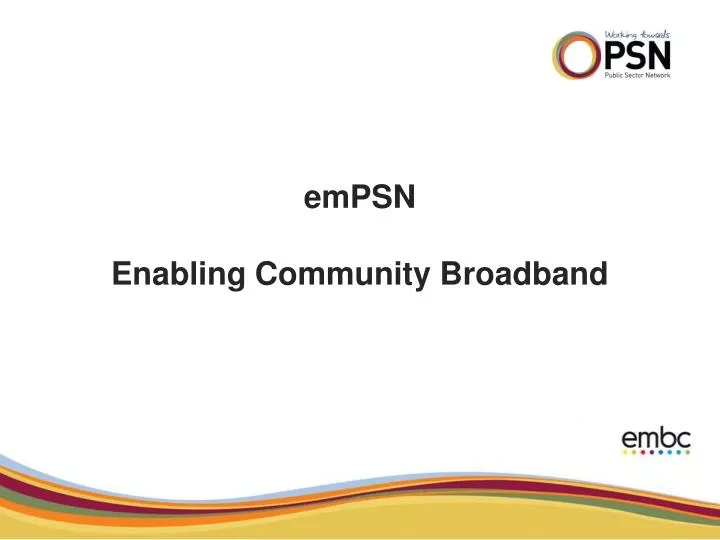 empsn enabling community broadband