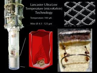 Lancaster Ultra-Low Temperature (microKelvin) Technology