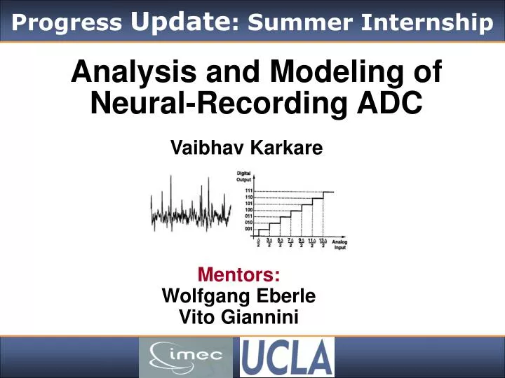 analysis and modeling of neural recording adc