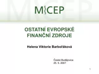 ostatn evropsk finan n zdroje