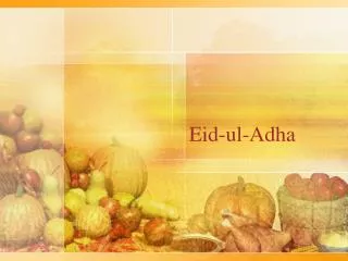 Eid -ul-Adha