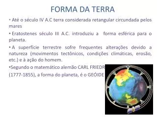 forma da terra