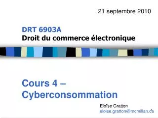 drt 6903a droit du commerce lectronique