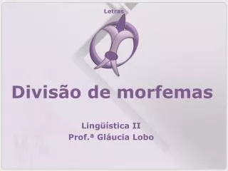 divis o de morfemas