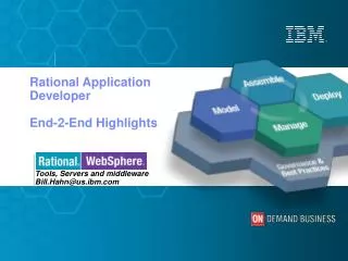 Rational Application Developer End-2-End Highlights