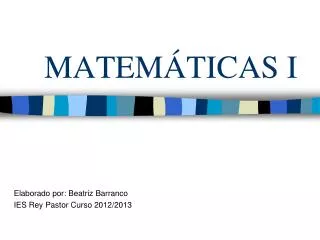 matem ticas i