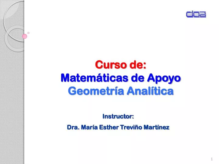 curso de matem ticas de apoyo geometr a anal tica