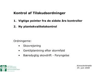 kontrol af tilskudsordninger