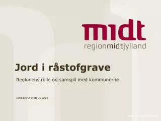 jord i r stofgrave