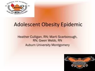 Adolescent Obesity Epidemic
