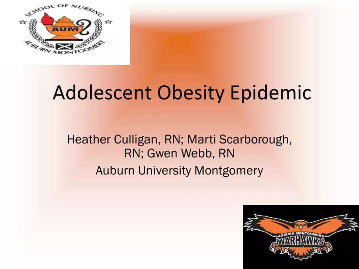 adolescent obesity epidemic
