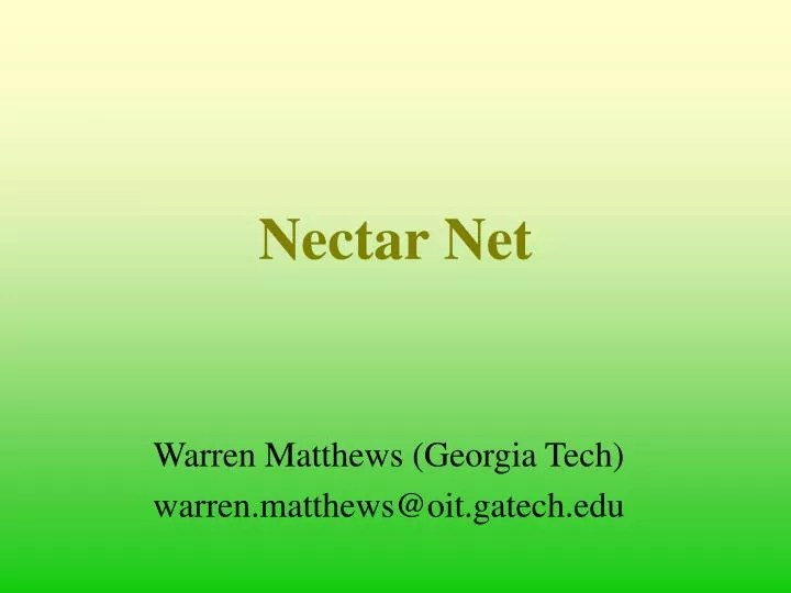 nectar net