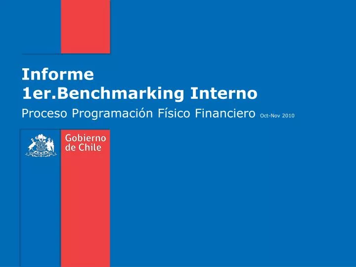 informe 1er benchmarking interno