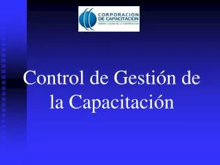 control de gesti n de la capacitaci n