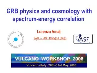 GRB physics and cosmology with spectrum-energy correlation