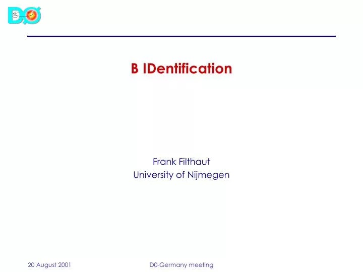 b identification