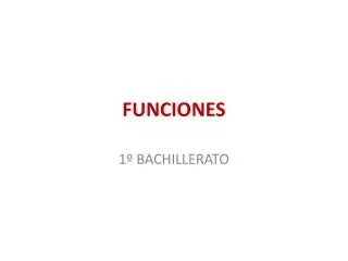 funciones