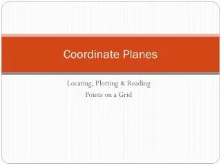 Coordinate Planes