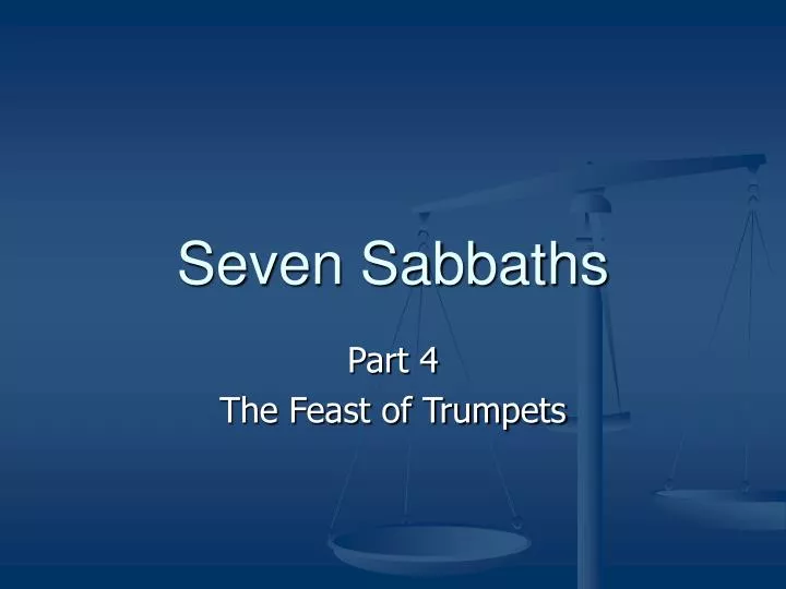 seven sabbaths