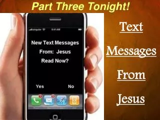 Text Messages From Jesus