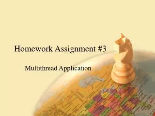 Homework Assignment #3
