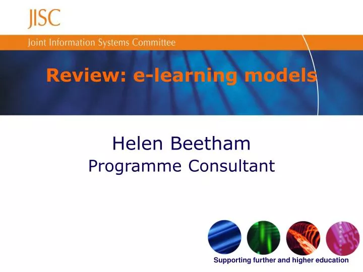 review e learning models