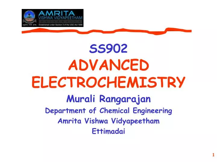 ss902 advanced electrochemistry