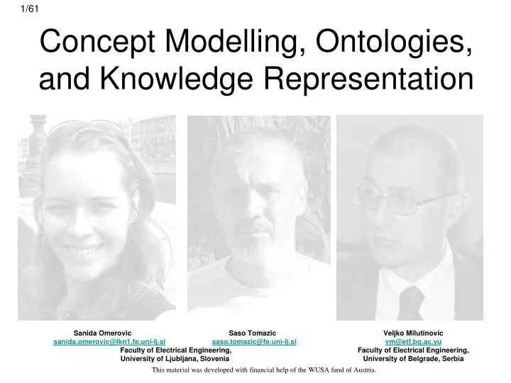 concept modelling ontologies and knowledge representation