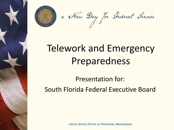 presentation for south florida federal executive board