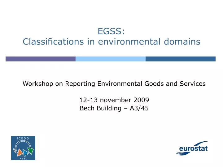 egss classifications in environmental domains