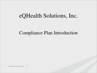 eQHealth Solutions, Inc.