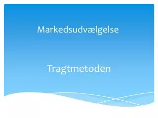 markedsudv lgelse