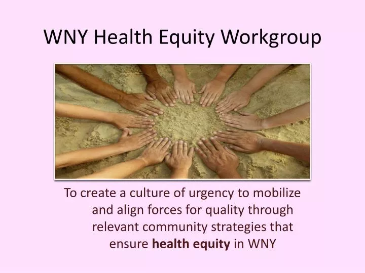 wny health equity workgroup