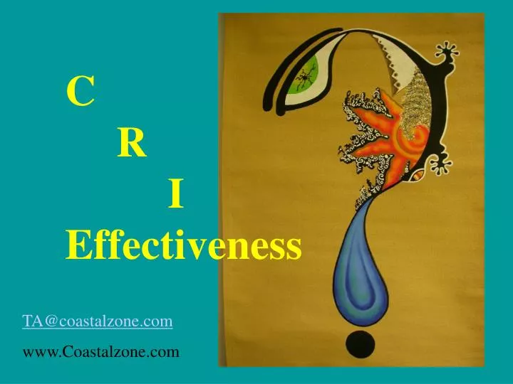 c r i effectiveness
