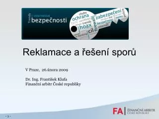 reklamace a e en spor