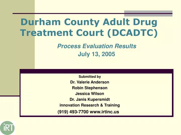 durham county adult drug treatment court dcadtc