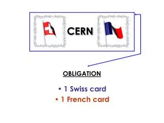 1 Swiss card 1 French card