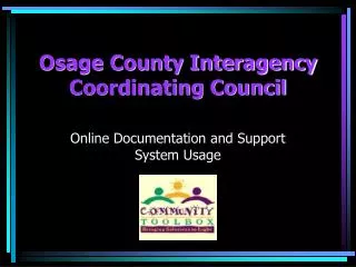 Osage County Interagency Coordinating Council