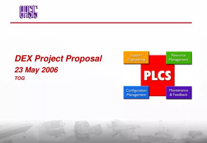dex project proposal 23 may 2006 tog