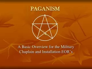 PAGANISM