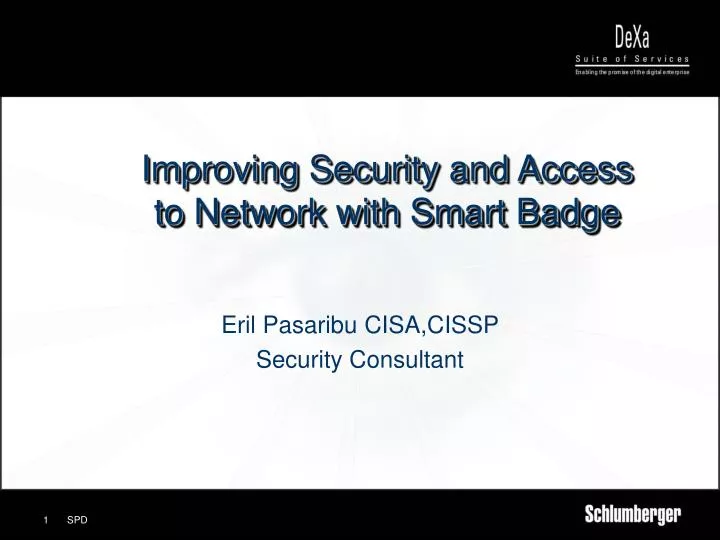 improving security and access to network with smart badge
