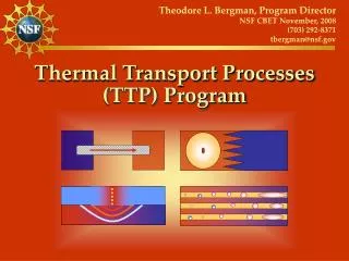 Thermal Transport Processes (TTP) Program
