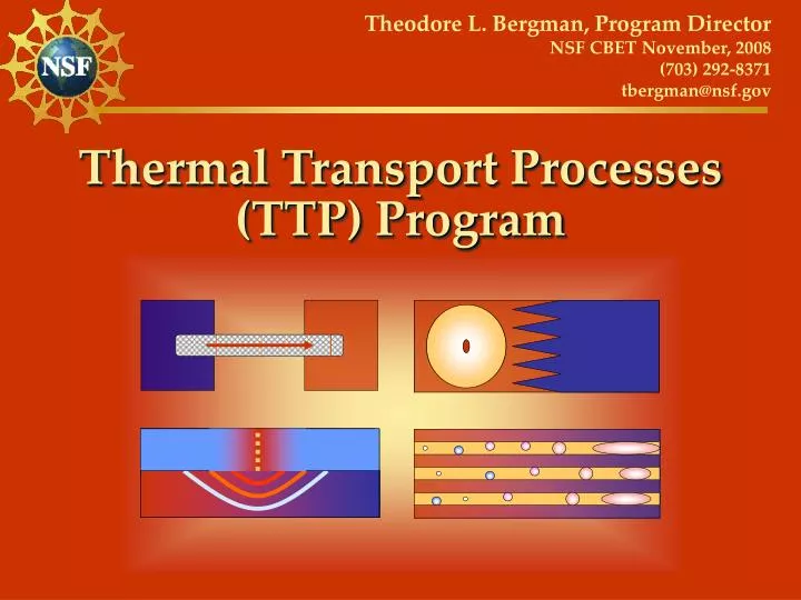thermal transport processes ttp program