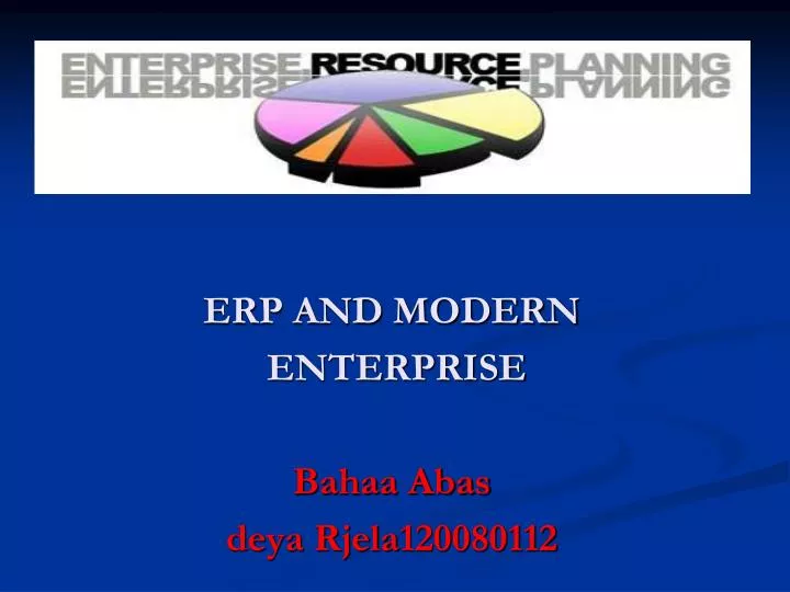 erp and modern enterprise bahaa abas deya rjela120080112