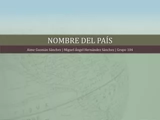 nombre del pa s