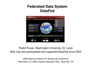 Federated Data System DataFed