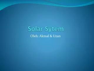solar syte m