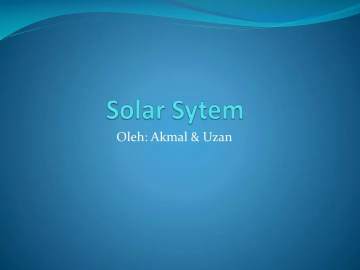 solar syte m
