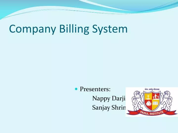 company billing system
